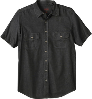 Large Men' Denim and Twill Shirt