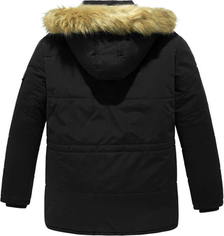 Big and Tall Winter Warm Heavy Hooded Parka Jacket