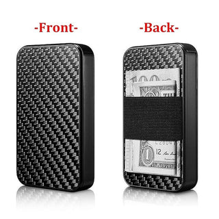 Mens Carbon Fiber Minimalist Rfid Wallets for Credit Card Bank Business ID VIP Cards Holder Designer Fashion Cards Boxs Change Coin Holders Cases