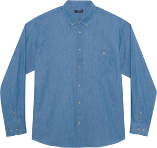 Big and Tall Denim Shirt for Plus Size Men 