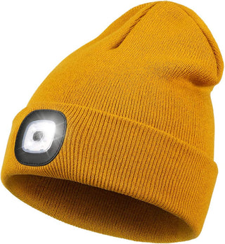 Mens Beanie with LED Light