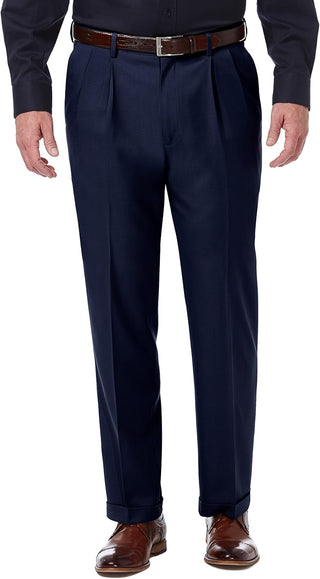 Big Men's Classic Fit Pleat Front Dress Pants