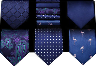 Men's Ties Set- 5 Piece Collection