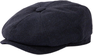 Tweed Newsboy Cap for Men