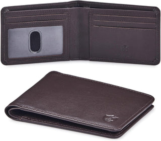 Bifold Real Leather RFID Wallet