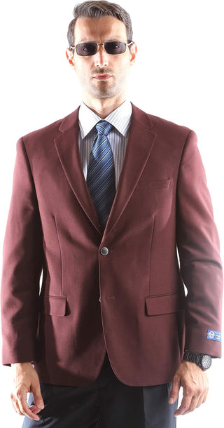 Big Men's Two Button Blazer