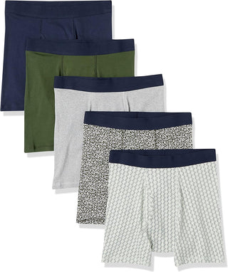 Large Men's Boxer Brief-Pack of 5