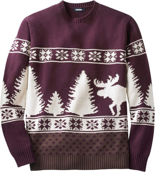 Big & Tall Holiday Crewneck Sweater