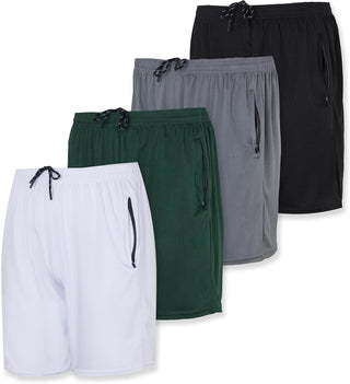 Big Men's Mesh Shorts - 4 Pack