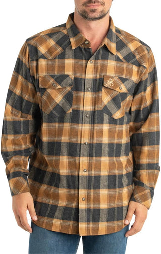 Big Men's Western Flannel Shirt