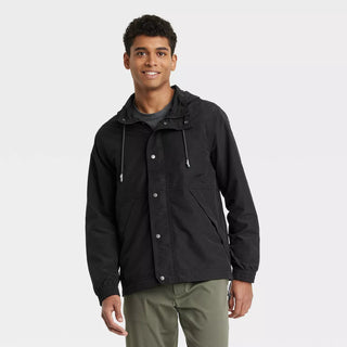 Men'S Elevated Rain Coat - Goodfellow & Co™ Black