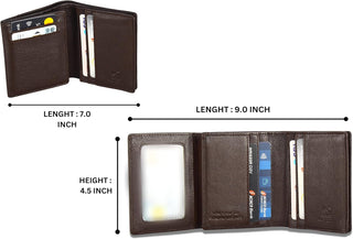 Men's RFID Protected Leather Wallet