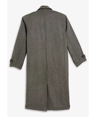 Big & Tall Wool-Blend Long Overcoat