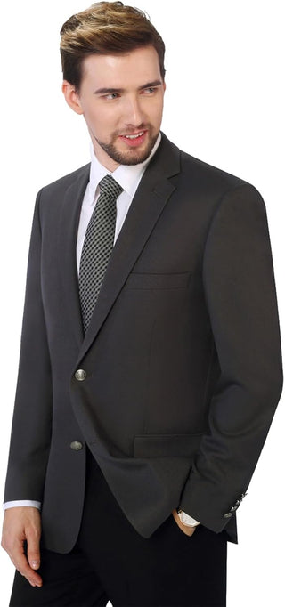 Plus Sized Men's Blazer Premium Stretch Classic Fit Big Sport Coat