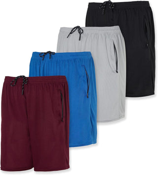 Big Men's Mesh Shorts - 4 Pack