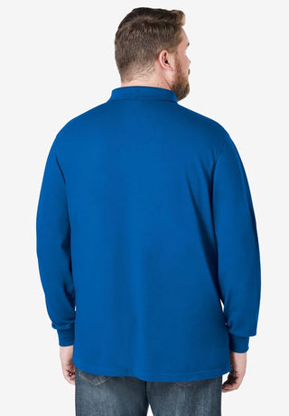 Men's Big & Tall Long-Sleeve Polo