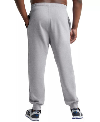 Men'S Big & Tall Powerblend Standard-Fit Logo-Print Fleece Joggers