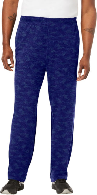 Lightweight Big and Tall Open Bottom Sweatpants