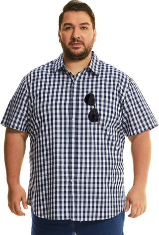 Plus Sized Mens Button down Shirt 