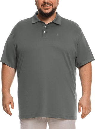 Big and Tall Men's Polo Shirt Moisture Wicking 