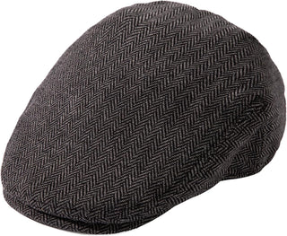 Men's Wool Tweed Newsboy Flat Cap