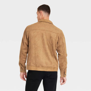 Men'S Faux Suede Trucker Jacket - Goodfellow & Co™