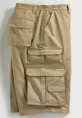 Plus Sized Men's Big & Tall Cargo Pocket Shorts