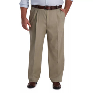 Big & Tall ?? Iron-Free Premium Khaki Classic-Fit Pleat Pants