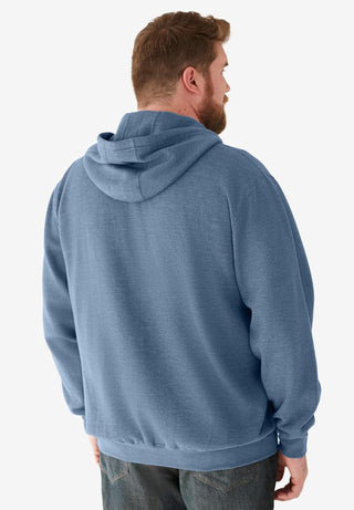 Plus Sized Men's Big & Tall Fleece Hoodie Jacket