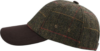 Wool Baseball Cap for Men Adjustable Tweed Hat