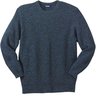 Men'S Big & Tall Shaker Knit Crewneck Sweater