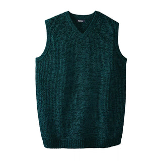 Men'S Big & Tall Shaker Knit V-Neck Sweater Vest