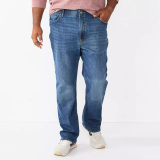 Big & Tall Extreme Motion Relaxed-Fit Straight-Leg Jeans