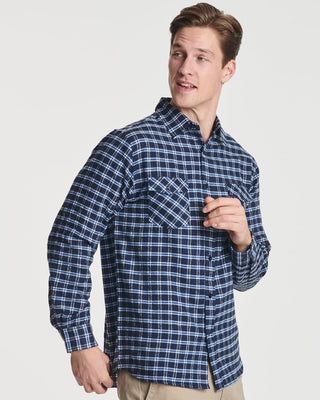 Big Men's Long-Sleeve Flannel Shirts - 3 Pack