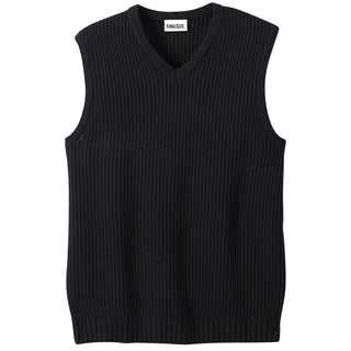 Men'S Big & Tall Shaker Knit V-Neck Sweater Vest