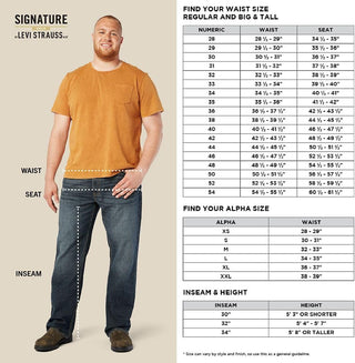 Plus Size Men's Relaxed Fit Jeans