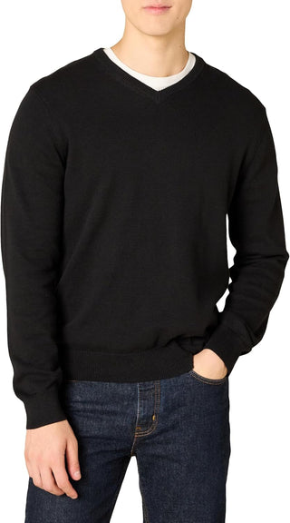 Big Men's V-Neck Plus Size Sweater 