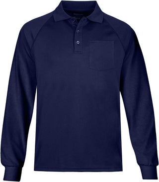 Plus Size Men's Big Golf Polo Shirts Long Sleeve