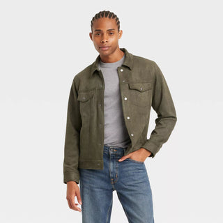 Men'S Faux Suede Trucker Jacket - Goodfellow & Co™