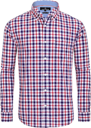 Big Men's Plaid Button down Shirts