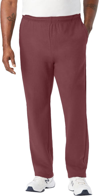 Plus Size Men's Big & Tall Fleece Open-Bottom Sportpants