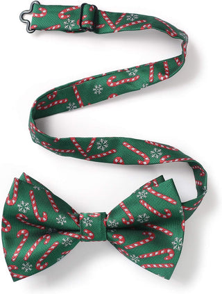 Christmas Bow Tie and Pocket Square Set