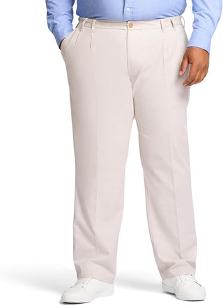 Plus Size Men's Big and Tall Pleated Pants