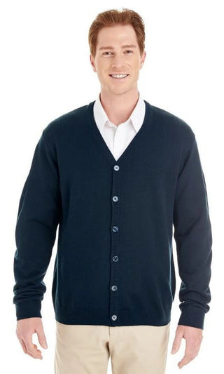 Big Mens Pilbloc Neck Button Cardigan Sweater