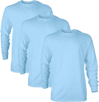 Big Men's Ultra Cotton Long Sleeve T-Shirt, Multipack