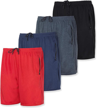 Big Men's Mesh Shorts - 4 Pack