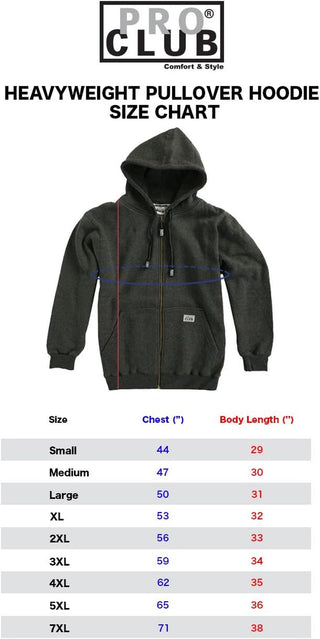 Plus Sized Men's Heavyweight Full Zip Hoodie