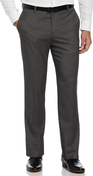 Men's Big & Tall Flat Front Dress Pants with Extendable Waistband