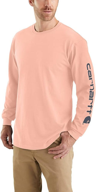 Big Men's Loose Fit  Long-Sleeve Plus Size T-Shirt