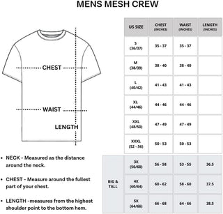 Big Men's Crew Neck T Shirts | 5 Pack